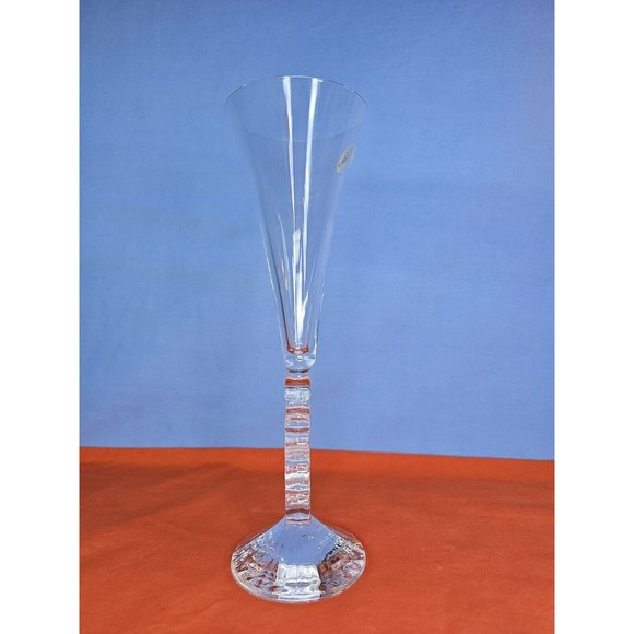 Birthday 2000 Millennium Champagne Flute Crystal Cristal D'arques France - Picture 8 of 13
